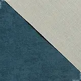 Декоративна тканина гінольфо / ginolfo синій (140см 400г/м² пог.м) 164665, фото 4