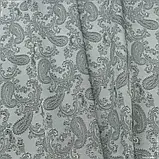 Тканина підкладковий жакард огірки сірий/сталевий (142см 95г/м² пог.м) 57589, фото 2