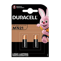 Батарейка високовольтна Duracell А23 Alkaline MN21, 12V, блістер