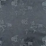 Тканина підкладковий жакард сірий (150см 95г/м² пог.м) 59102, фото 3