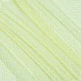 Тюль сітка еліза ніжний салат (280см 85г/м² пог.м) 59404, фото 2