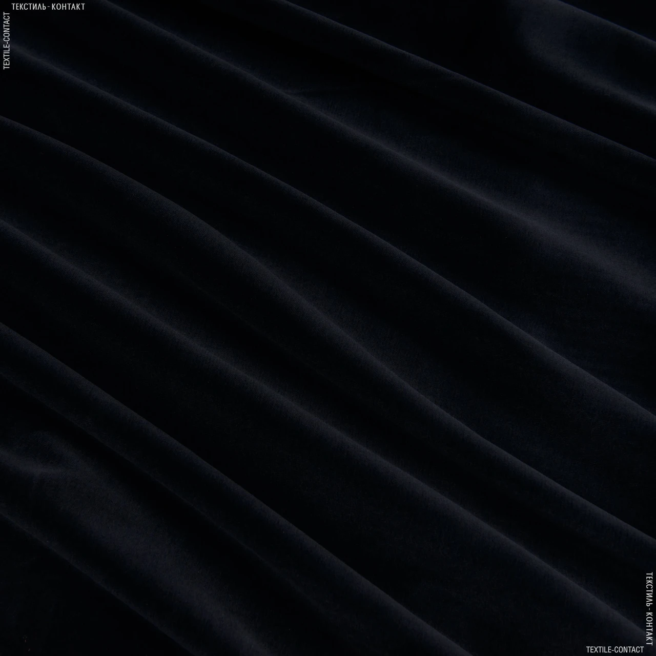 Велюр асколі /ascoli з вогнетривким просоченням чорний/ вороняче крило (150см 342г/м² пог.м) 60509