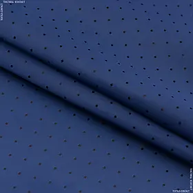 Тканина підкладковий атлас жакард чорний/синій (150см 95г/м² пог.м) 60779