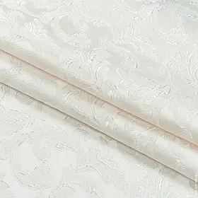 Декоративна тканина маджи /muge в'язь біло-рожевий (280см 263г/м² пог.м) 146661