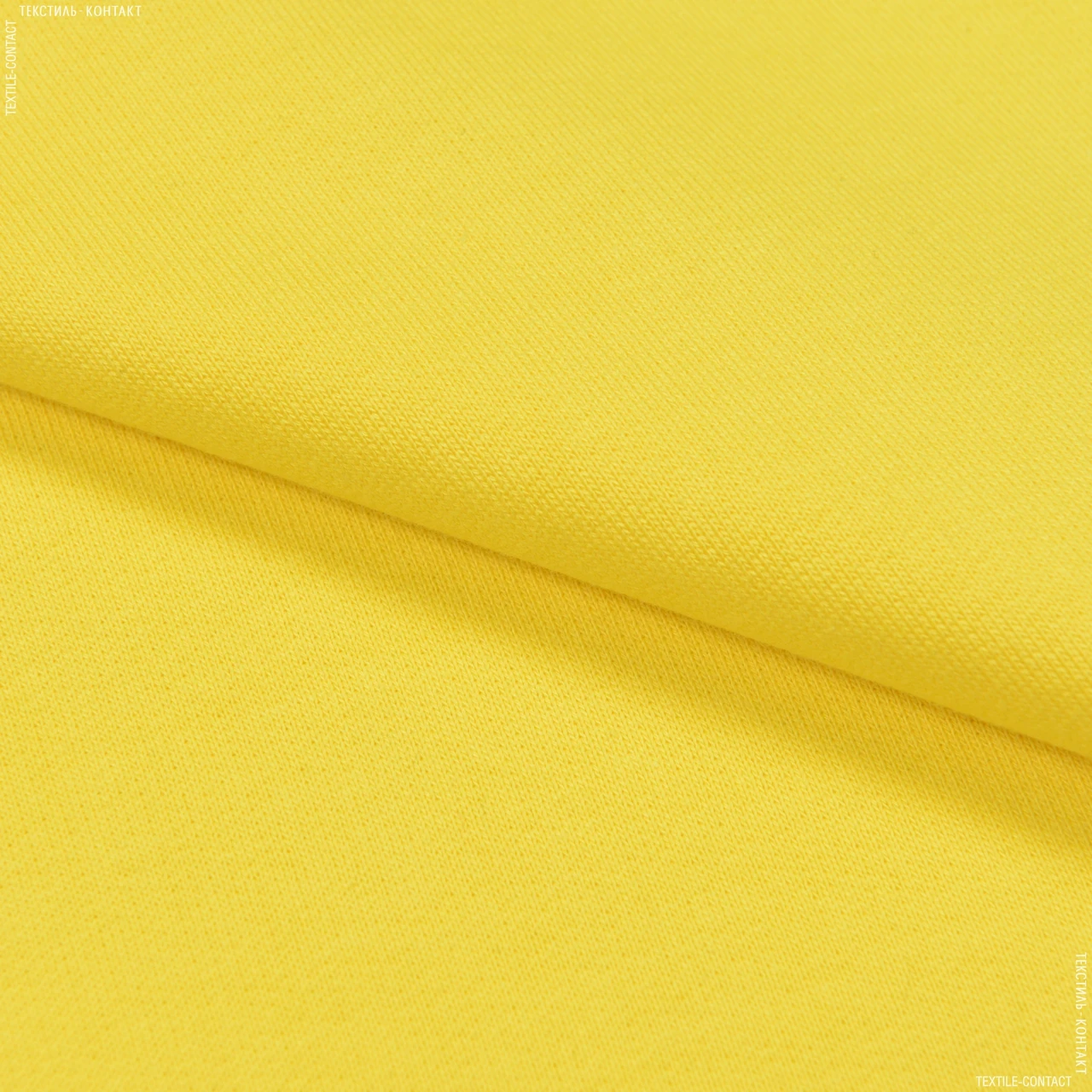 Футер 3х-нитка з начісом жовто-лимонний (190см 340г/м² пог.м) 169166