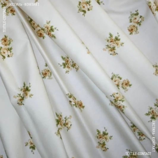 Декоративна тканина томіло трояндочки бежеві (280см 155г/м² пог.м) 109146