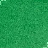 Тканина плюш (вельбо) зелений (150см 220г/м² пог.м) 161069, фото 2