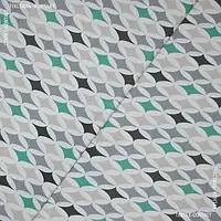 Ткань Декоративная ткань изами /izumi бирюза, бежевый, серый (280см 186г/м² пог.м) 130318