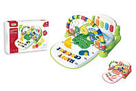 Килимок з ігровим центром 668-219 на батарейках. музика. світло. 2 кольори. в коробці р.43*9*28 см