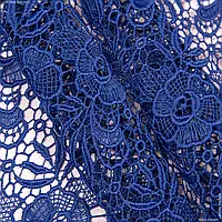 Ткань Гипюр синий (140см 190г/м² пог.м) 130708