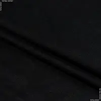 Тканина тканина платтяна атлас платон чорний (140см 204г/м² пог.м) 161212