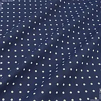 Ткань Декоративная ткань севилла/ sevilla горох т. синий (280см 161г/м² пог.м) 131227