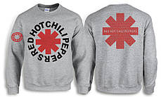 Толстовка Світшот RED HOT CHILI PEPPERS logo Меланж