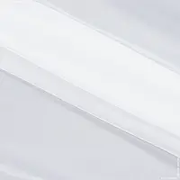 Ткань Полуорганза шелк / белый с утяжелителем (320см 23г/м² пог.м) 165113