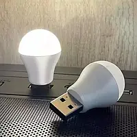 Міні USB LED Лампочка 5V/1W (біле світло)