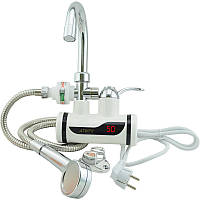 Проточный кран-водонагреватель с электро-датчиком с душем Instant electric heating water Faucet & Shower-!