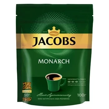 Розчинна кава Jacobs Monarch, Якобс Монарх 100г