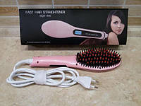 Расческа-выпрямитель Fast Hair Straightener HQT-906 с дисплеем! Лучшая цена