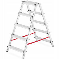 Двухсторонняя алюминиевая лестница HIGHER 2х5 125 кг
