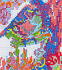 Набір для вишивання за нанесеною на канву схемою "Squirrel and bird". AIDA 14CT printed 35*31 см, фото 9