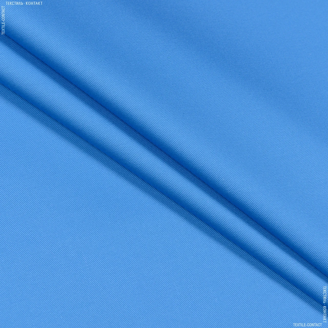 Тканина саржа f-240 колір блакитний (150см 240г/м² пог.м) 178789