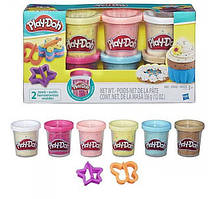 Play Doh Плей до 6 баночок з конфеті Play-Doh Confetti Compound Collection B3423