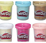 Play Doh Плей до 6 баночок з конфеті Play-Doh Confetti Compound Collection B3423, фото 4