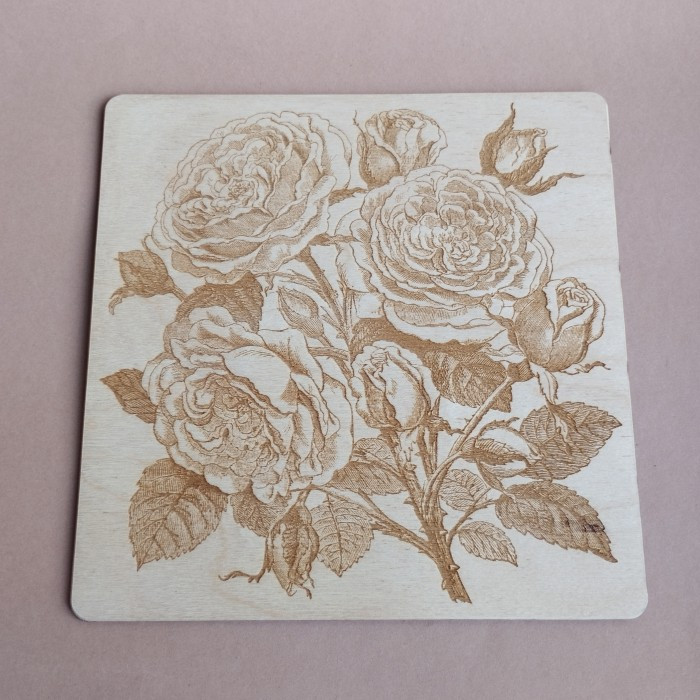 Квадратна дерев'яна кришка до багатоярусного органайзера (060428), фото 1