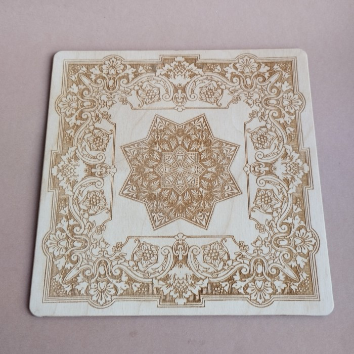 Квадратна дерев'яна кришка до багатоярусного органайзера (060427), фото 1