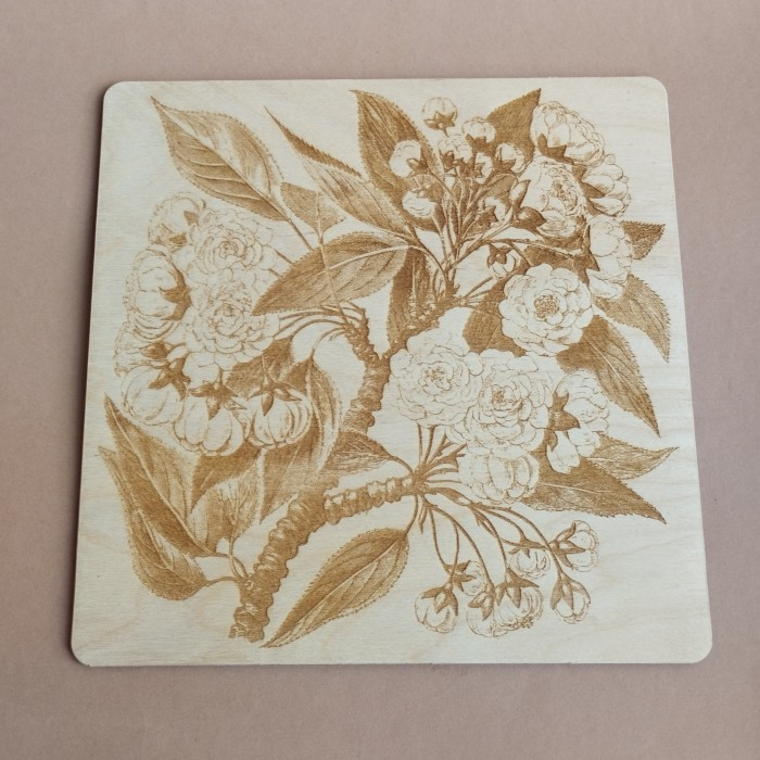 Квадратна дерев'яна кришка до багатоярусного органайзера (060431), фото 1