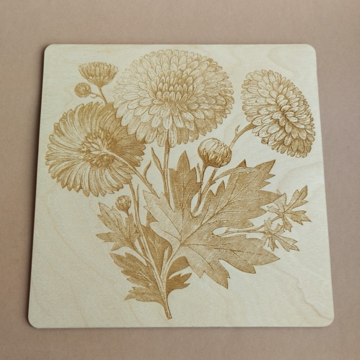 Квадратна дерев'яна кришка до багатоярусного органайзера (060432), фото 1