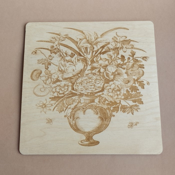 Квадратна дерев'яна кришка до багатоярусного органайзера (060433), фото 1