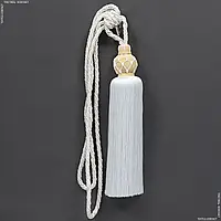 Кисти / кутасы для штор монро больш. /curtain tieback / белый, св .золото 93 см (1шт) 174938