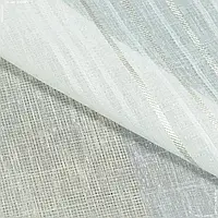 Ткань Тюль кисея роял/royal молочная полосы бежевые (купон) (300см 128г/м² пог.м) 136450