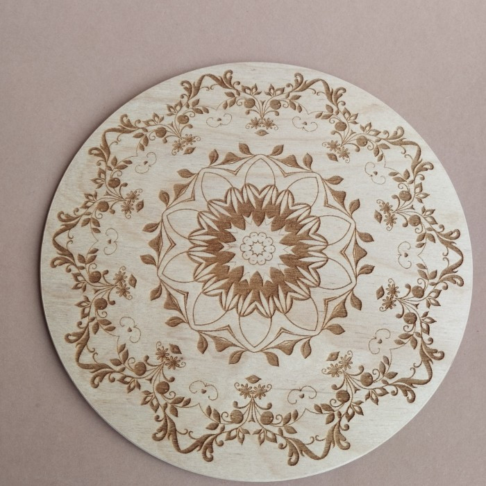 Кришка кругла дерев'яна (060410), фото 1