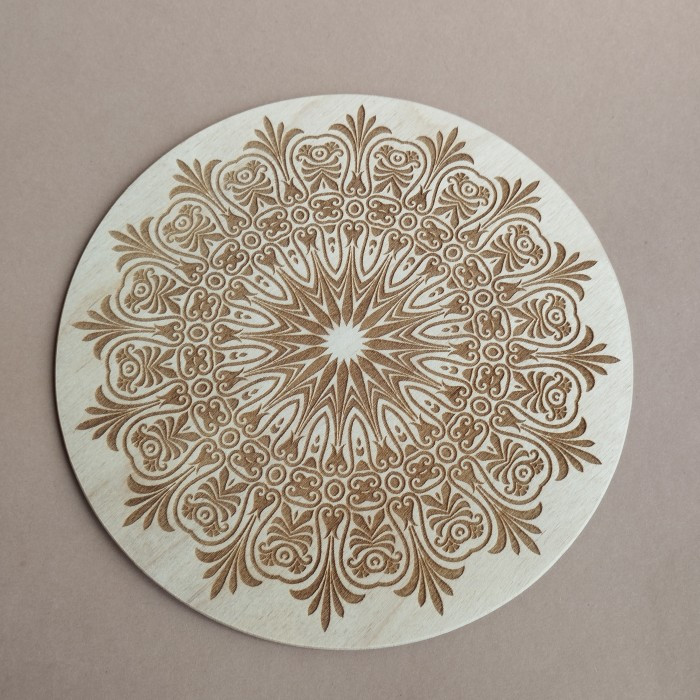 Кришка кругла дерев'яна (060405), фото 1