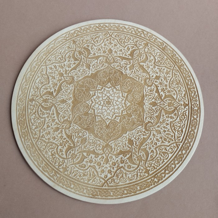 Кришка кругла дерев'яна (060406), фото 1