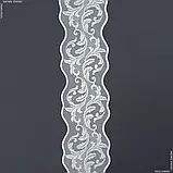 Декоративне мереживо зара колір срібло 17 см (17см пог.м) 158965, фото 2
