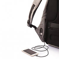 Рюкзак антивор Bobby bag 15 anti-theft черный, серый, хороший выбор