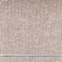 Ткань Велюр стрейч полоска бежевый (150см 193г/м² пог.м) 145301