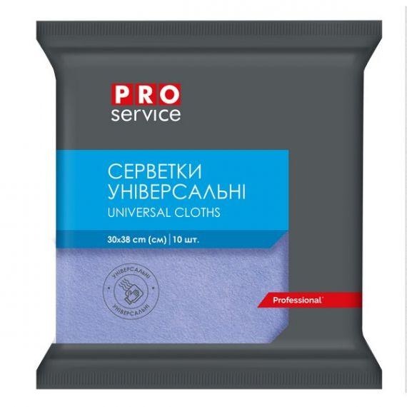 Серветки віскозні 10шт/уп "Pro" (30*38) сині 20/ящ