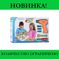 Мозаика конструктор с шуруповертом Creative Puzzle! Лучшая цена