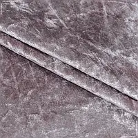 Ткань Бархат стрейч кристалл серо-фрезовый (150см 304г/м² пог.м) 171518