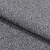 Ткань Трикотаж дайвинг двухсторонний темно-серый меланж (150см 380г/м² пог.м) 183236
