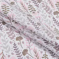 Ткань Фланель ткч халатная цветение трав розовый (155см 160г/м² пог.м) 183322