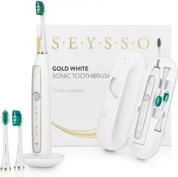 Електрична зубна щітка SEYSSO Gold White