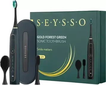 Електрична зубна щітка SEYSSO Gold Forest Green