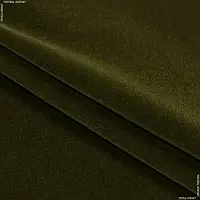 Ткань Велюр хайленд /highland сток т. оливковый (150см 483г/м² пог.м) 168108