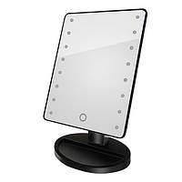 Зеркало для макияжа с подсветкой Magic MakeUp Mirror вращается на 180° прямоугольное 22 LED! Лучшая цена