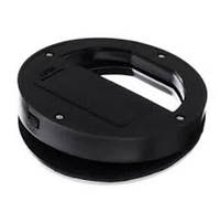 Светодиодное селфи-кольцо на батарейках Черное, мега распродажа